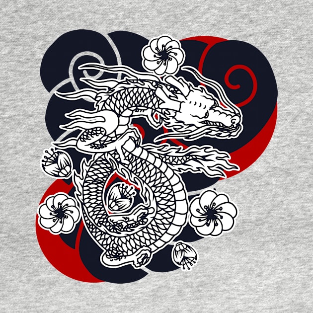 Japanese Dragon by LoenaStudio